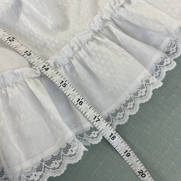 Vintage Winnie the Pooh White Lace Red Ribbon Bow Dress 3T USA - Picture 9 of 9